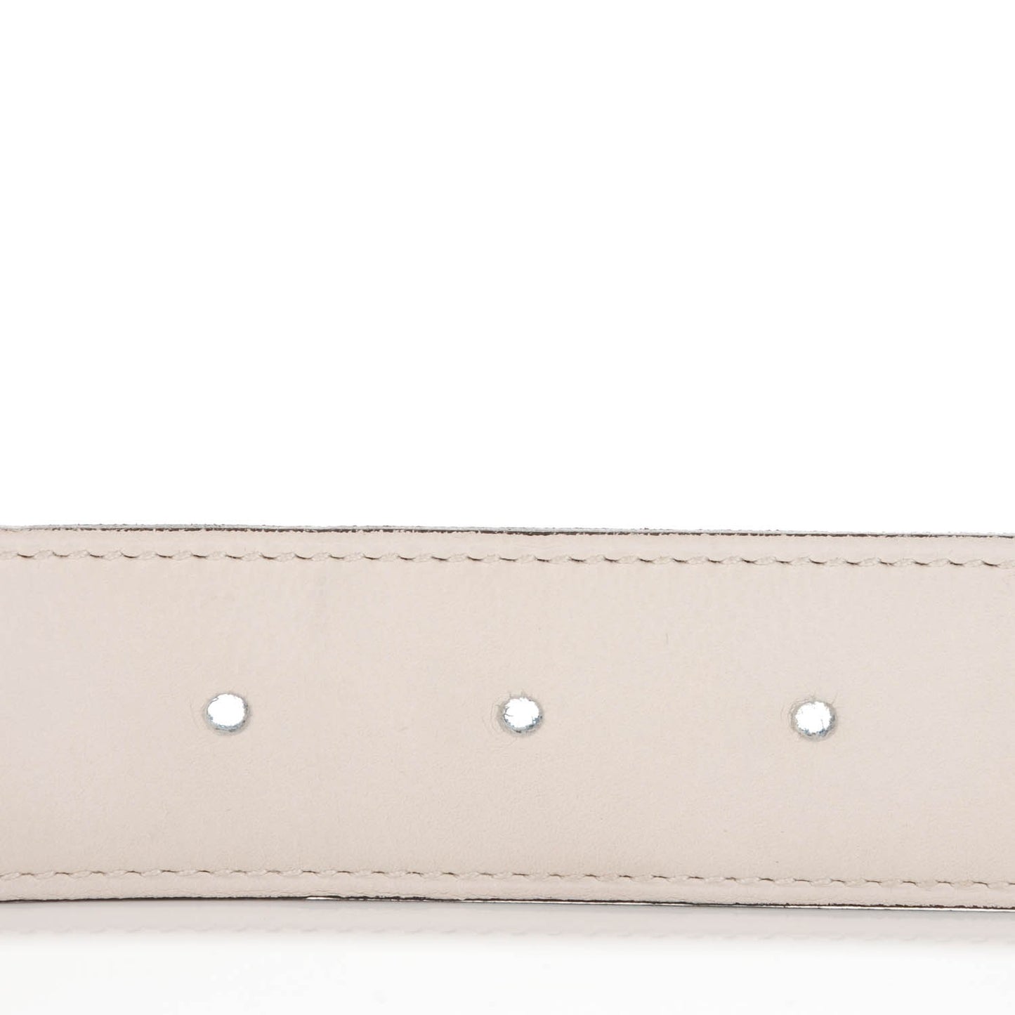 Swift Epsom 32mm H Belt 80 White Blue Jean