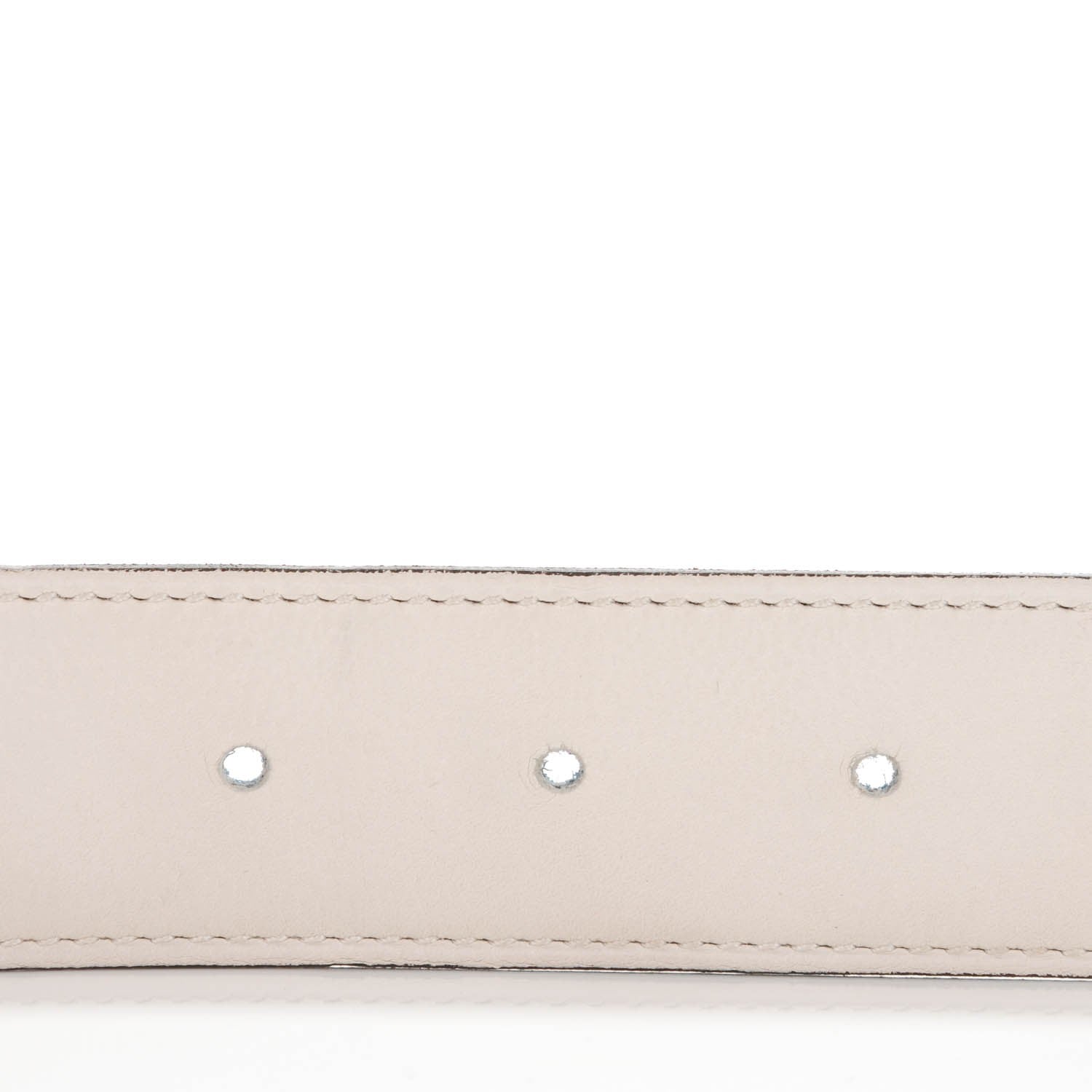 Hermes Swift Epsom 32mm H Belt 80 White Blue Jean 3 of 7