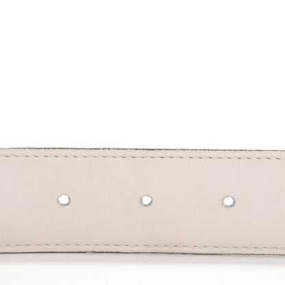 Hermes Swift Epsom 32mm H Belt 80 White Blue Jean 3 of 7