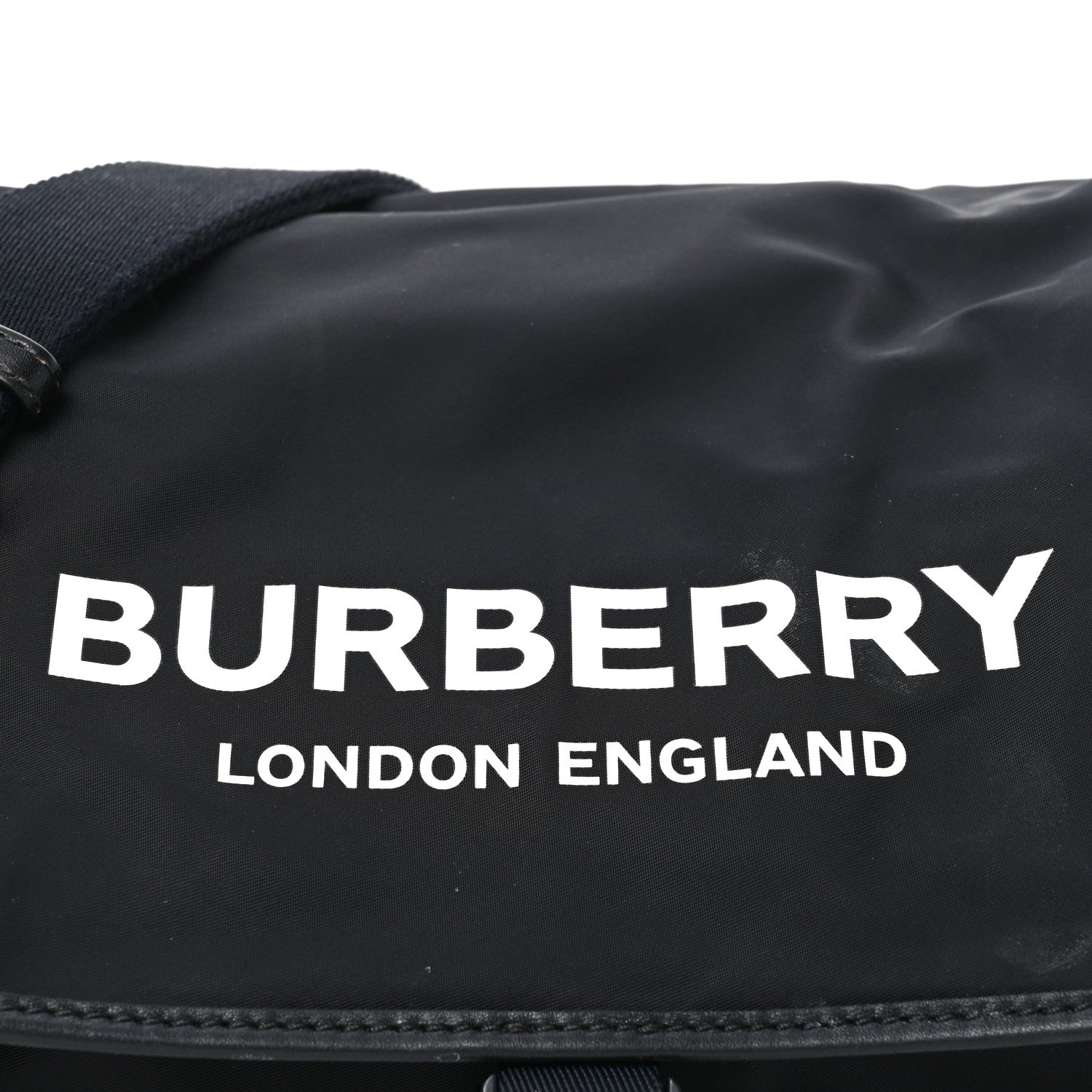 Burberry Nylon Logo Diaper Bag Black 7 of 9
