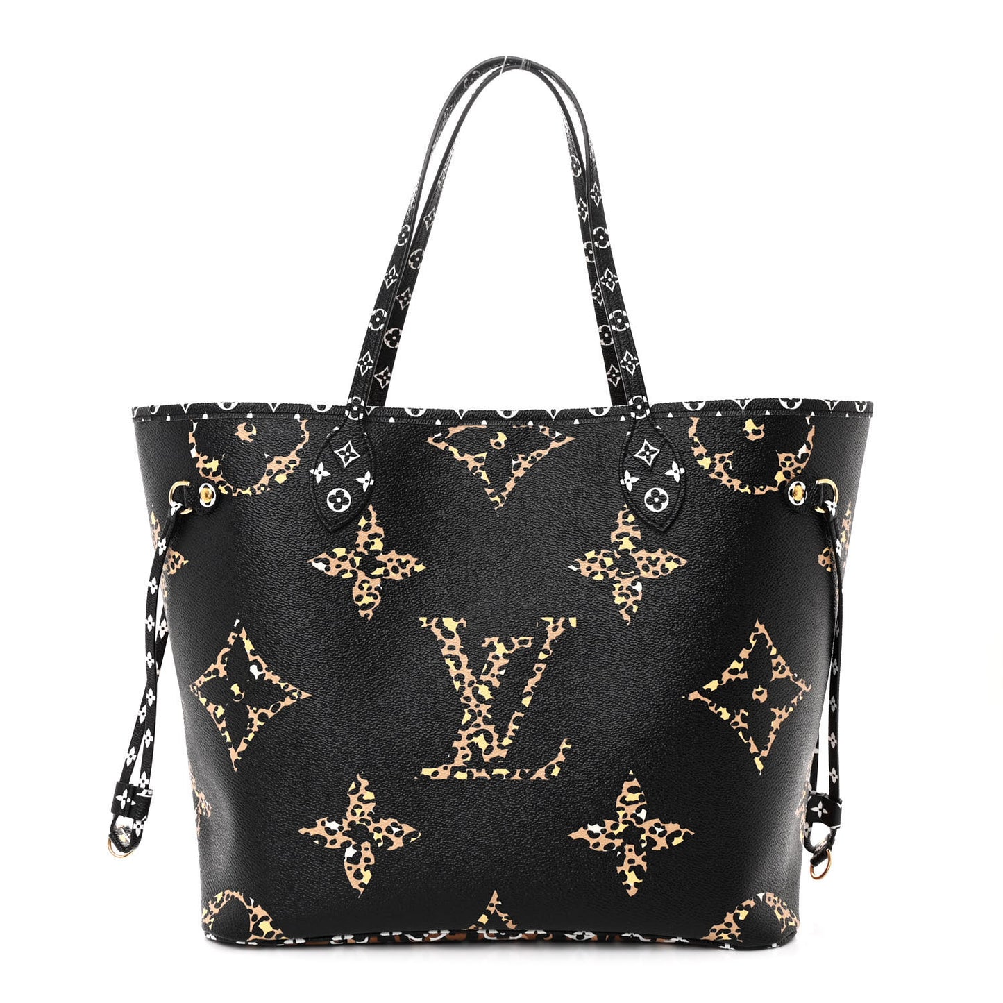Monogram Giant Jungle Neverfull MM Black