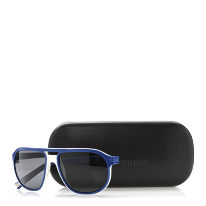Louis Vuitton Audace Sunglasses Blue White Z0437W 8 of 8