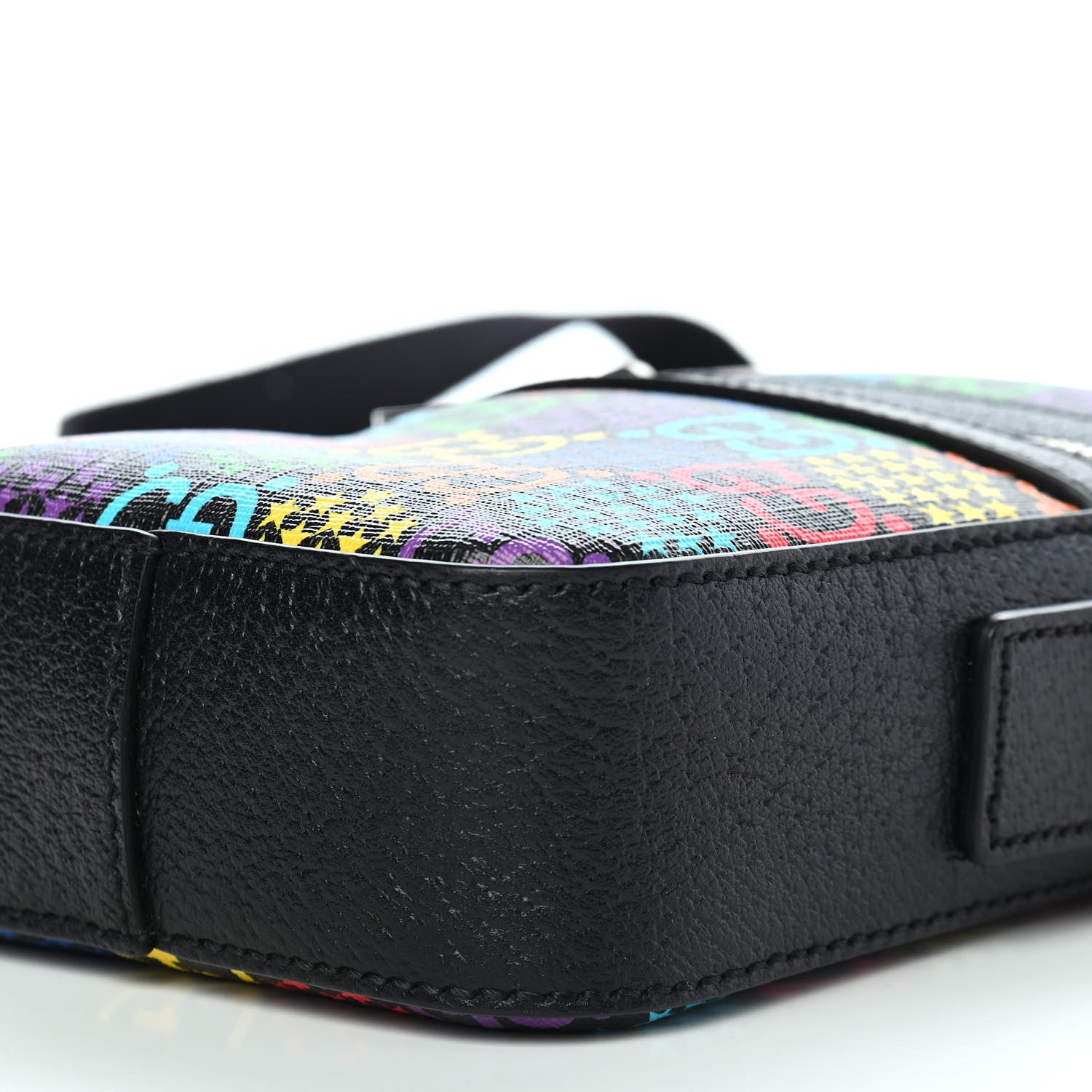 Gucci GG Supreme Monogram Psychedelic Messenger Bag Black 9 of 9