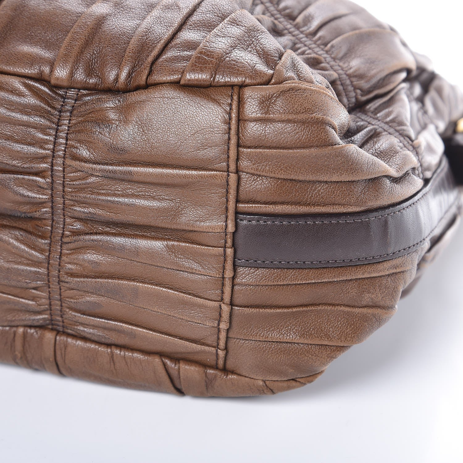 Prada Nappa Gaufre Hobo Noce 16 of 16