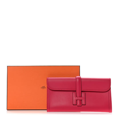 Hermes Swift Jige Elan 29 Clutch Framboise Rouge Sellier 11 of 11