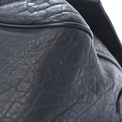 Fendi Crinkled Lambskin Mia Shoulder Flap Navy 11 of 15