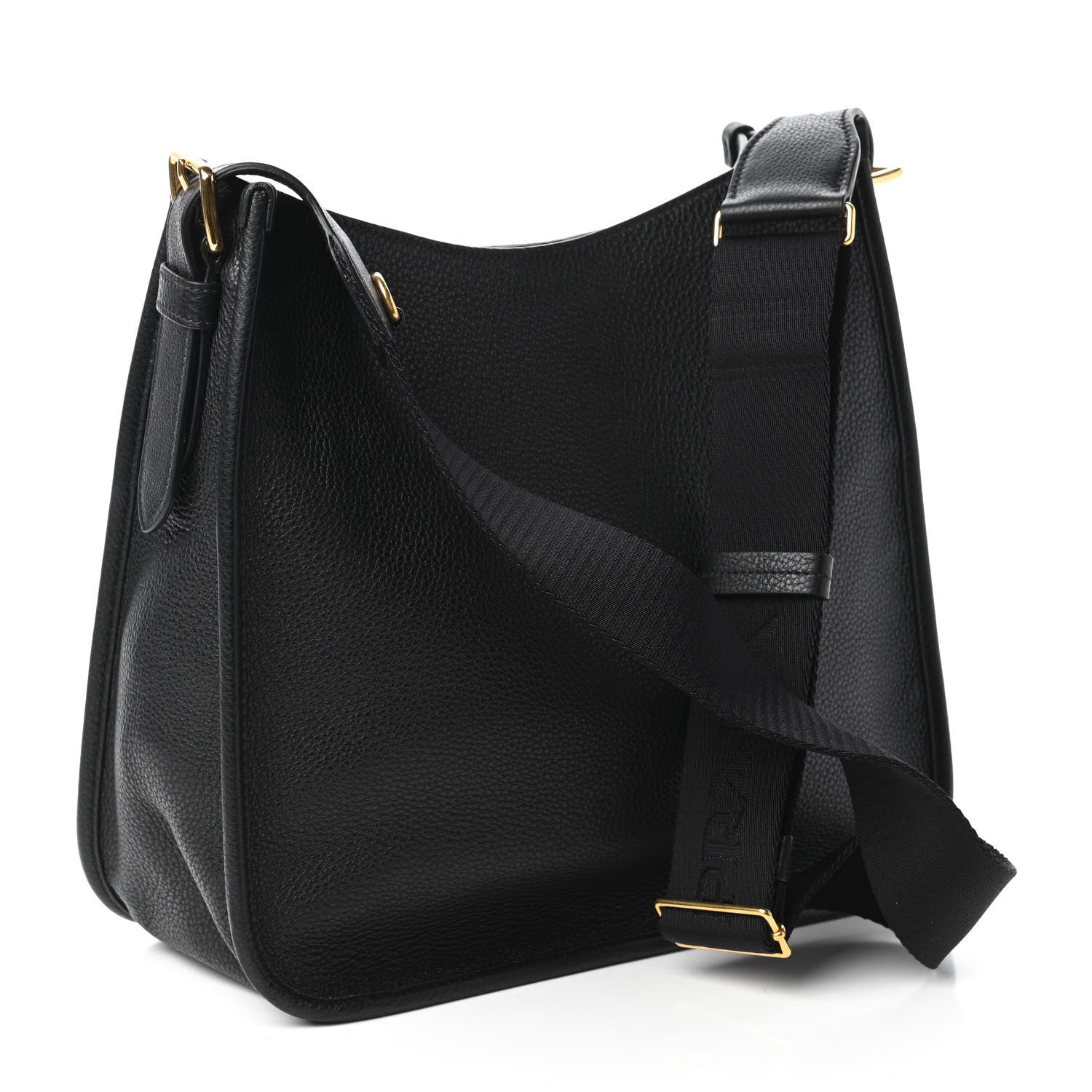 Prada Vitello Daino Crossbody Bag Black 3 of 10