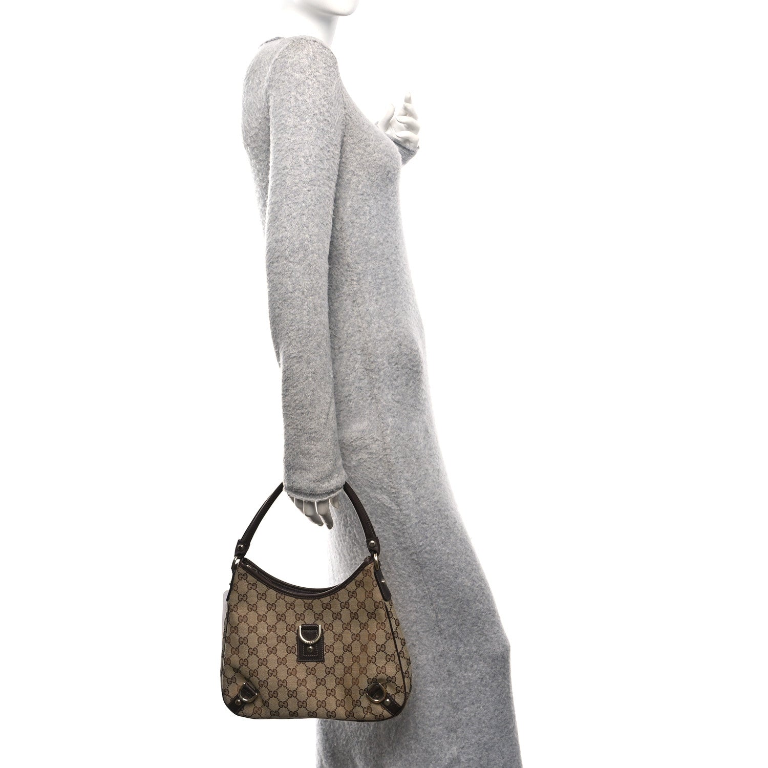 Gucci Monogram Medium Abbey D Ring Hobo Brown 1835352 – FASHIONPHILE