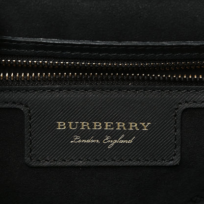 Burberry Trench Calfskin Medium DK88 Top Handle Bag Black 6 of 8