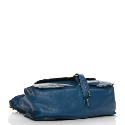 Chloe Calfskin Medium Marcie Satchel Factory Blue 5 of 12