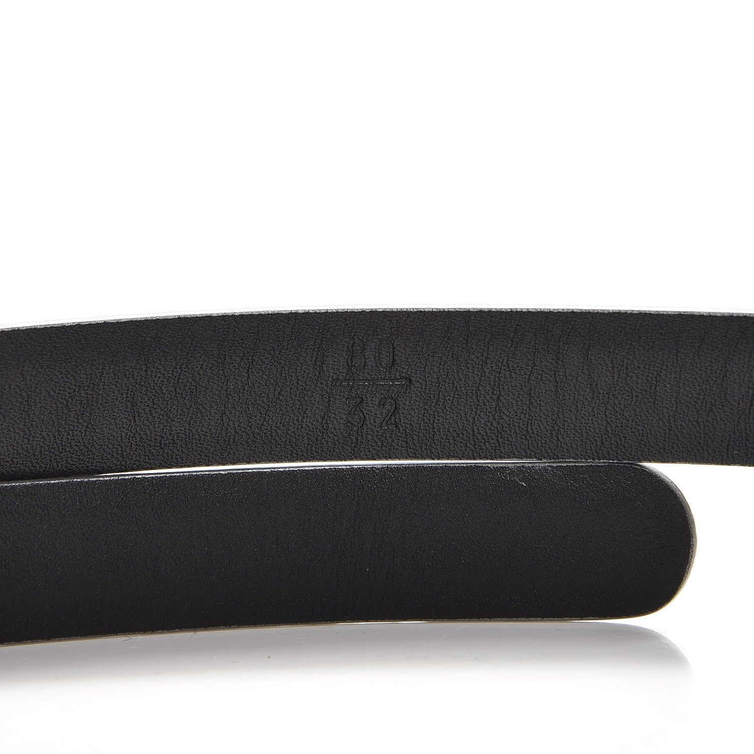 Chanel Glitter Calfskin CC Logo Skinny Belt 80 32 Silver 4 of 5