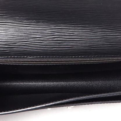Louis Vuitton Epi Pochette Sellier Dragonne Clutch Black 8 of 8