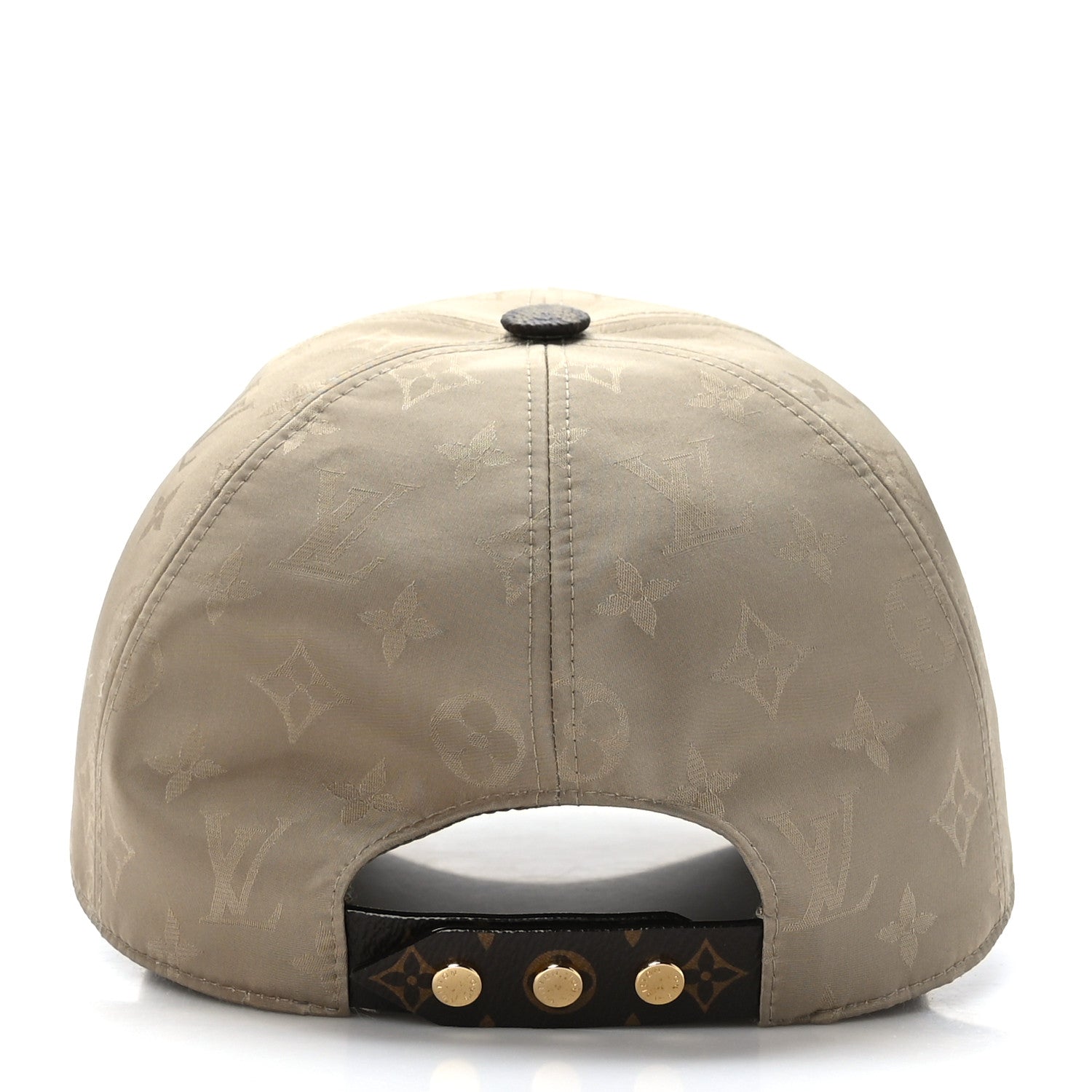 Louis Vuitton Polyester Silk Monogram LV Get Ready Cap L Beige 4 of 7