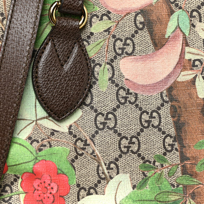 Gucci Soft GG Supreme Monogram Tian Medium Crossbody Tote Beige Multicolor New Acero 12 of 12