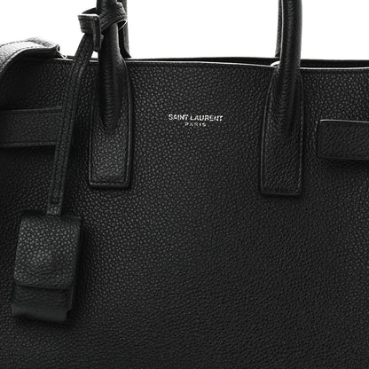 Saint Laurent Grained Calfskin Nano Sac De Jour Black 8 of 11