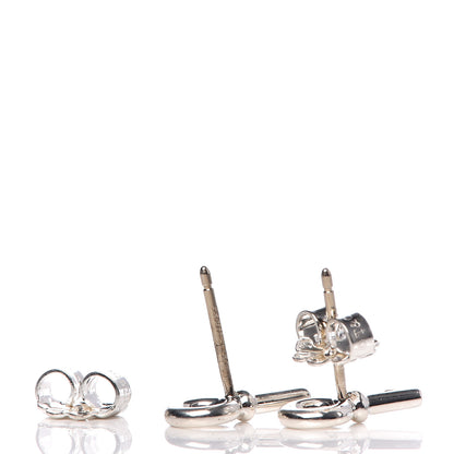 Tiffany Sterling Silver Key Earrings 3 of 5