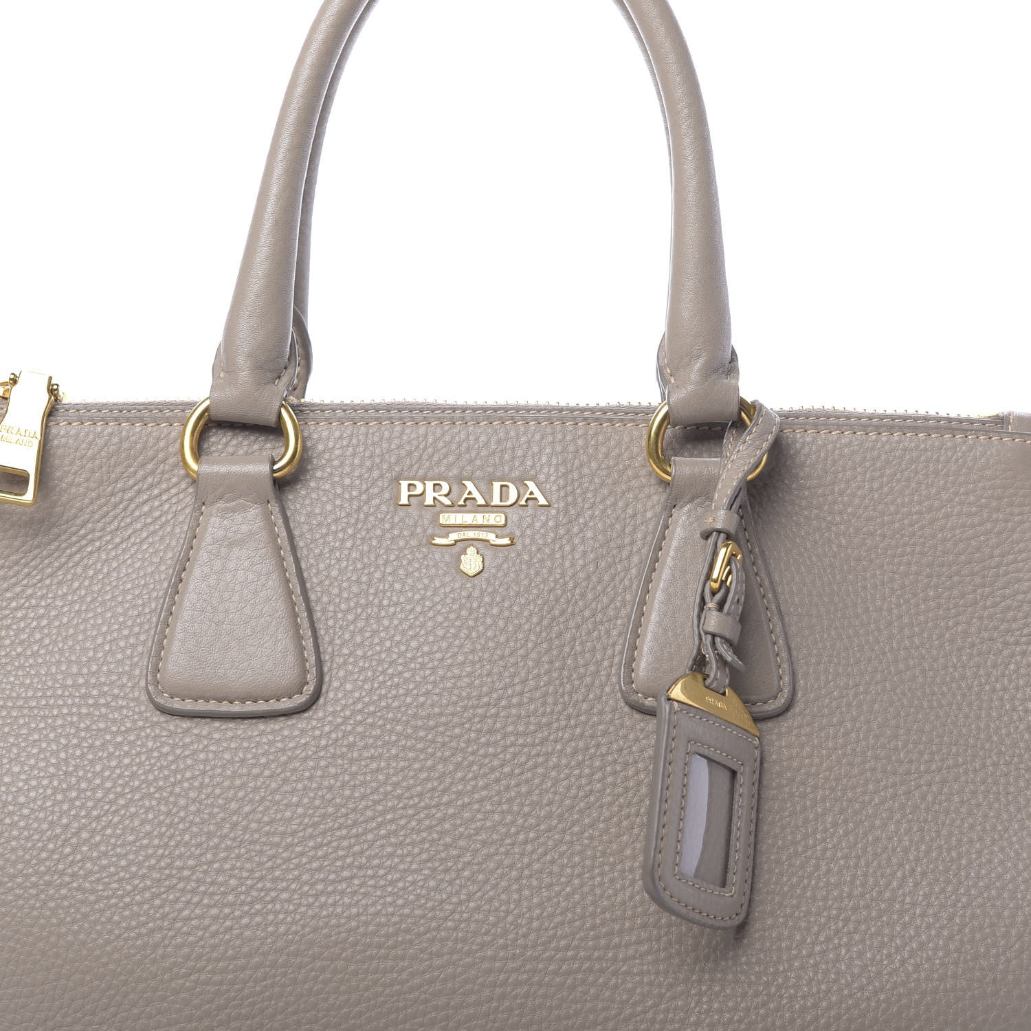 Prada Vitello Daino Tote Pomice 12 of 17