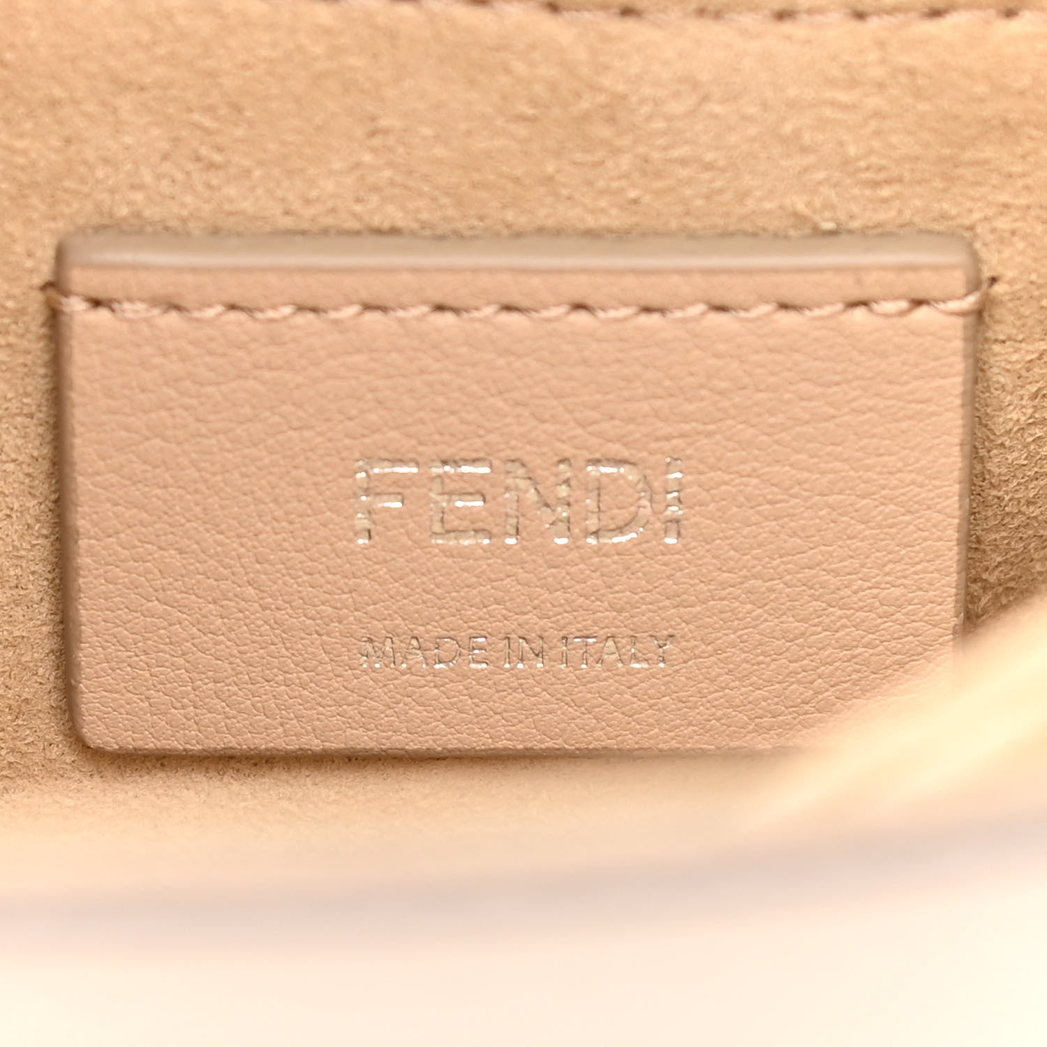 Fendi Vitello Liberty Whipstitch Bow Kan I Shoulder Bag Camelia Fiamma 8 of 11