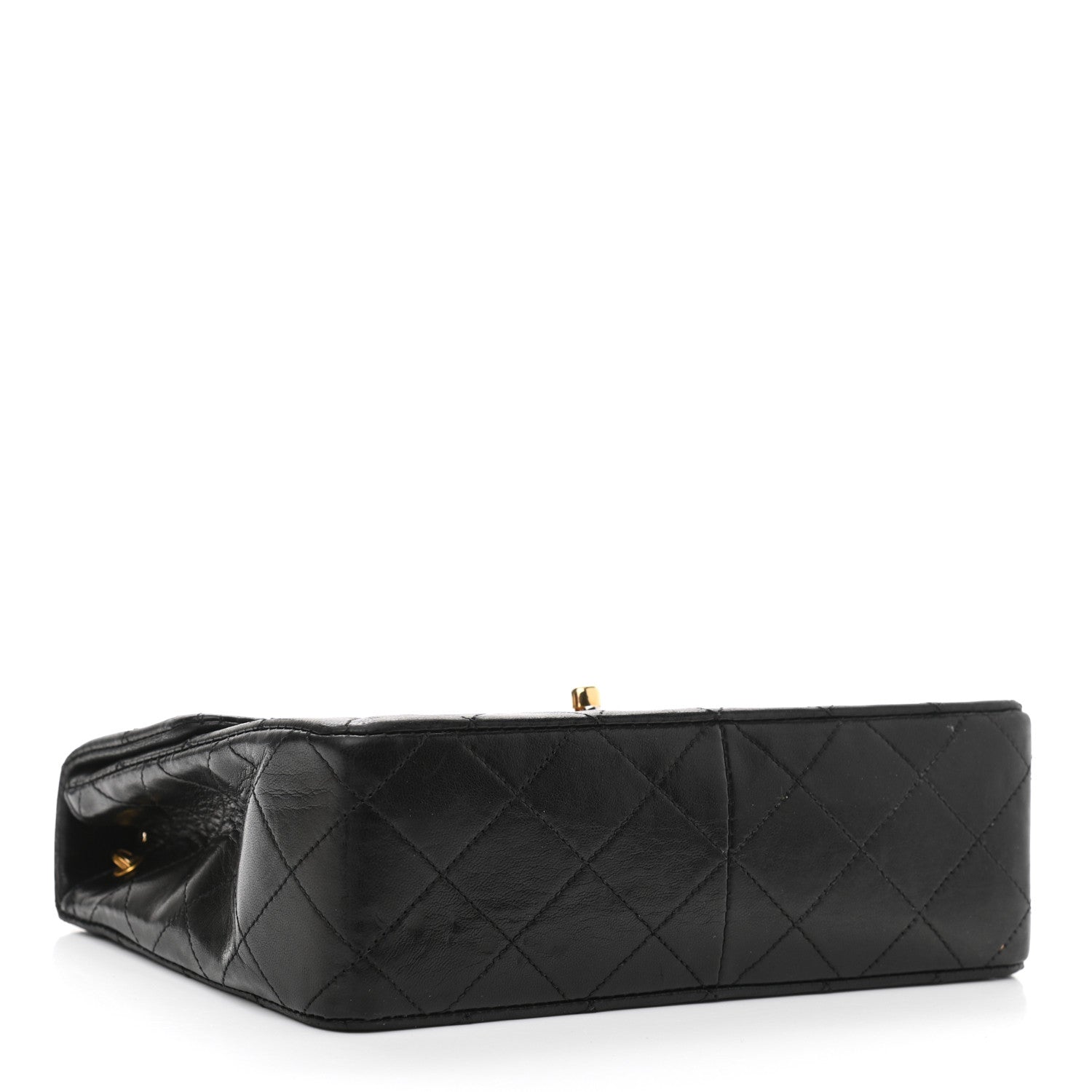 Chanel Lambskin Quilted Mini Square Flap Bag Black 4 of 10