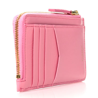 Givenchy Coated Canvas Logo 4G Cut Zip Card Holder Pink 3 of 8