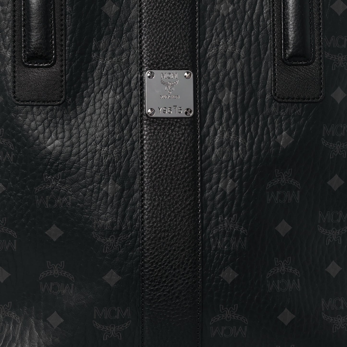 Visetos Medium Liz Reversible Shopper Tote Black