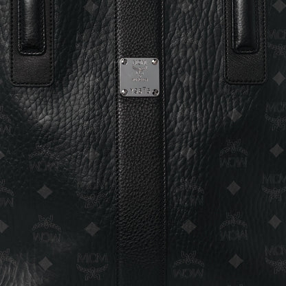MCM Visetos Medium Liz Reversible Shopper Tote Black 7 of 19