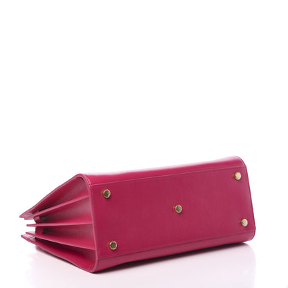 Saint Laurent Calfskin Small Sac De Jour Lipstick Fuchsia 3 of 8