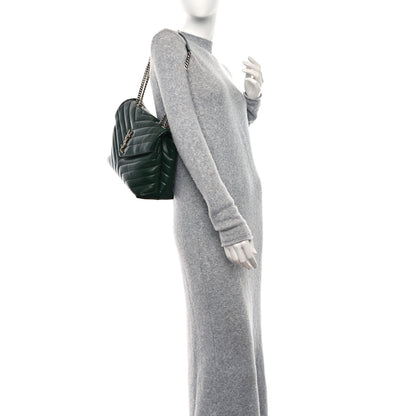 Saint Laurent Calfskin Y Quilted Monogram Medium Loulou Chain Satchel Olive 2 of 12