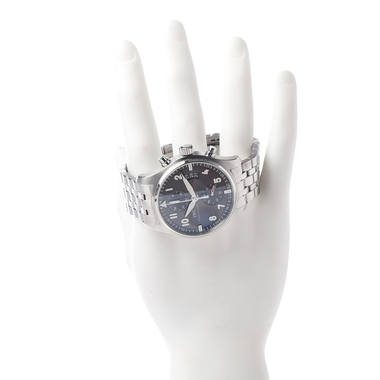 IWC Stainless Steel 43mm Spitfire Chronograph Automatic Watch Slate IWC387804 2 of 7