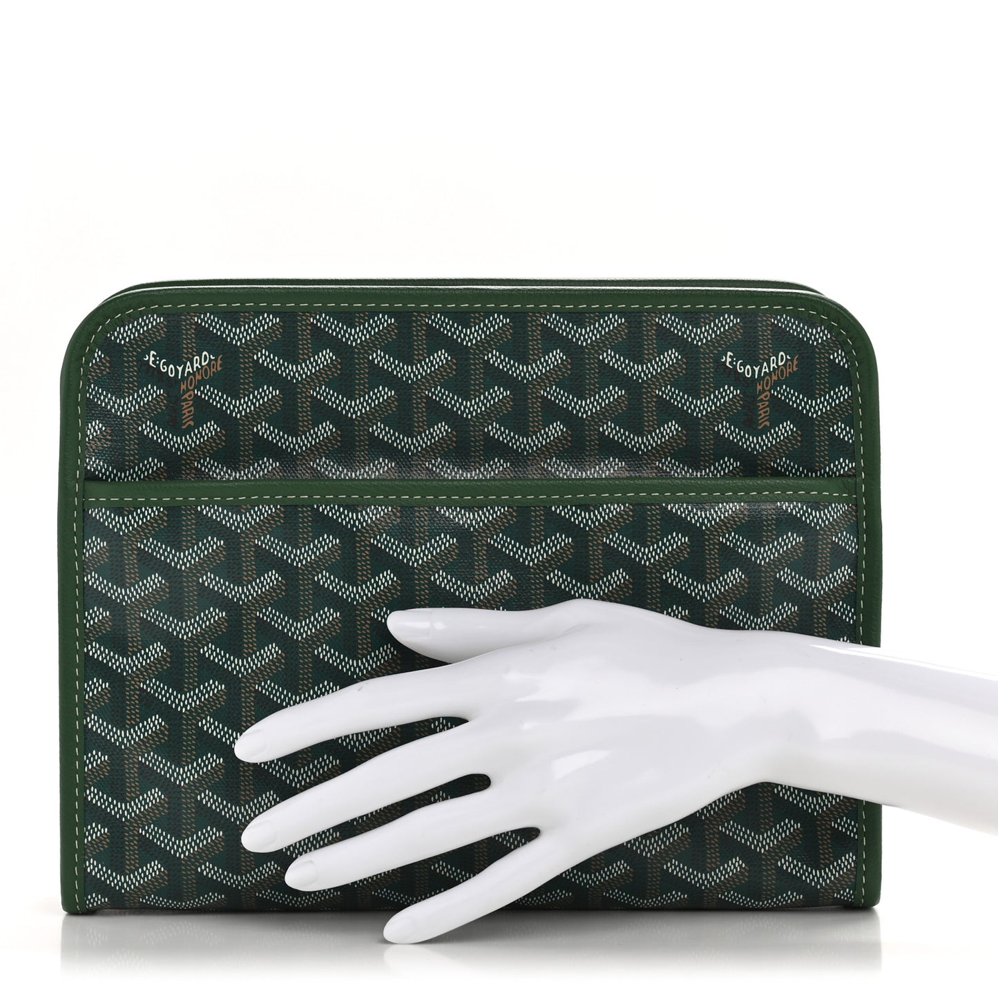 Goyardine Jouvence Toiletry Pouch MM Green