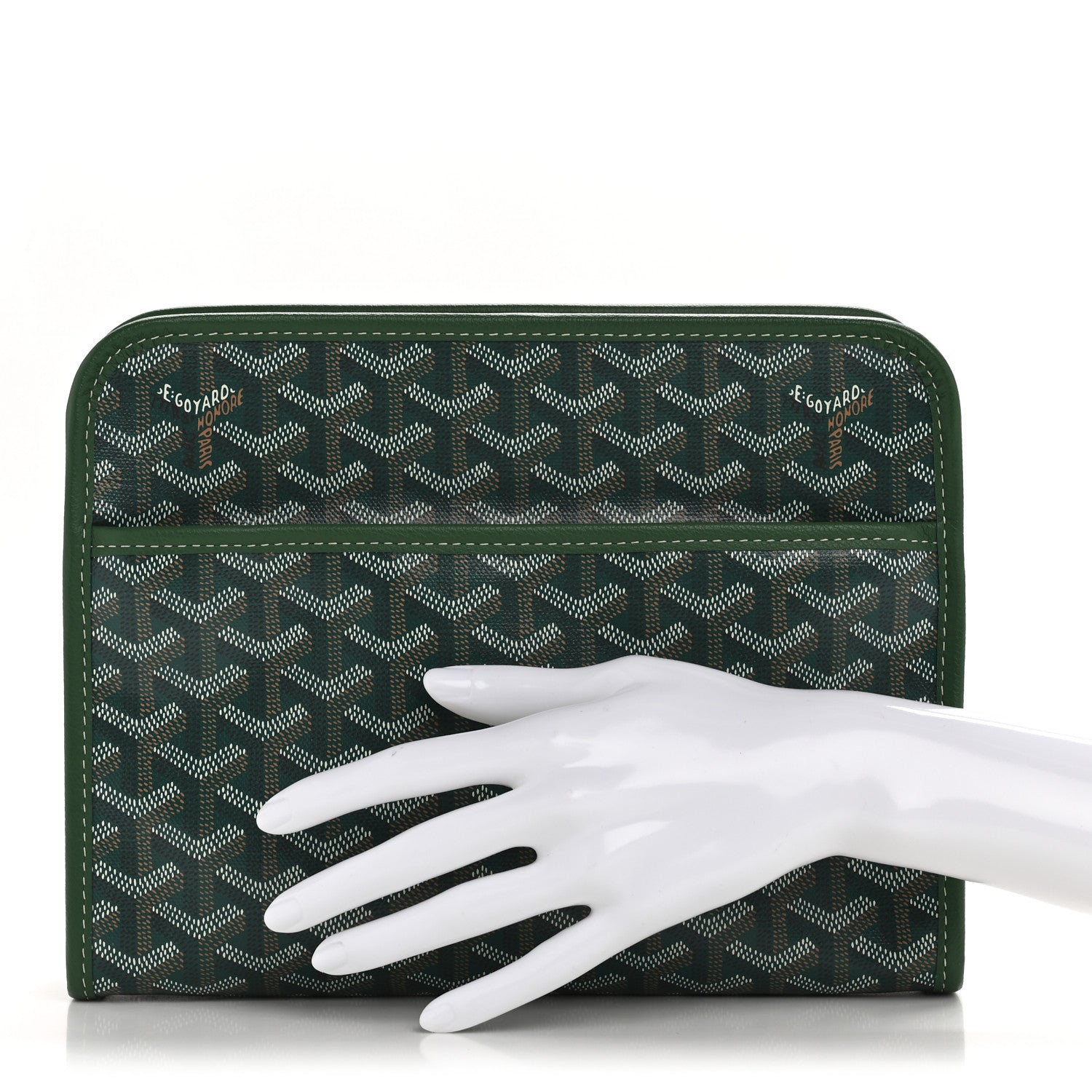 Goyard Goyardine Jouvence Toiletry Pouch MM Green 2 of 8