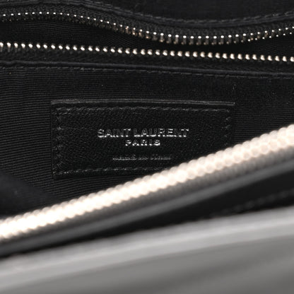 Saint Laurent Calfskin Y Quilted Monogram Large Loulou Shopper Storm 7 of 12