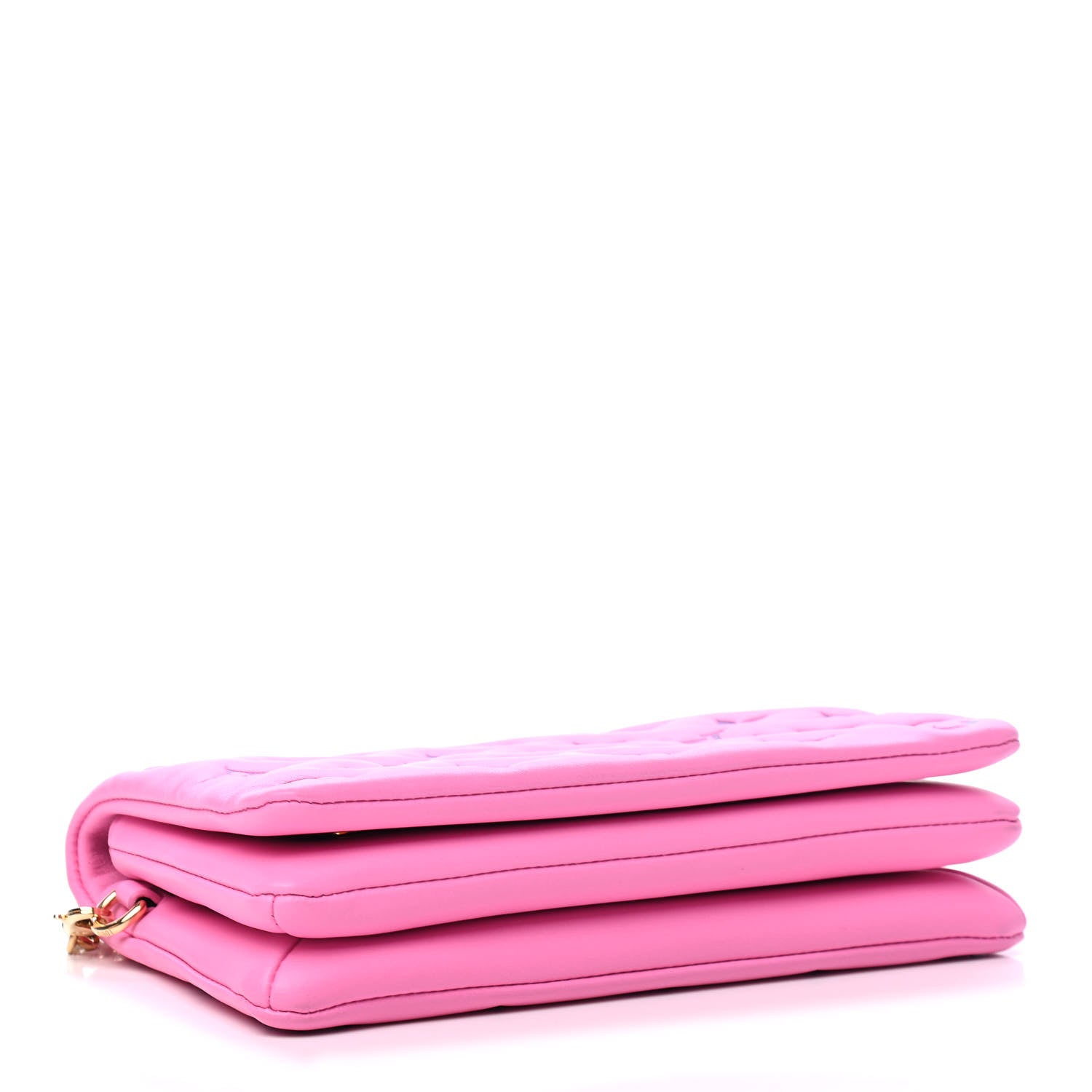 Louis Vuitton Lambskin Embossed Monogram Vuittamins Pochette Coussin Rose Violet 3 of 4