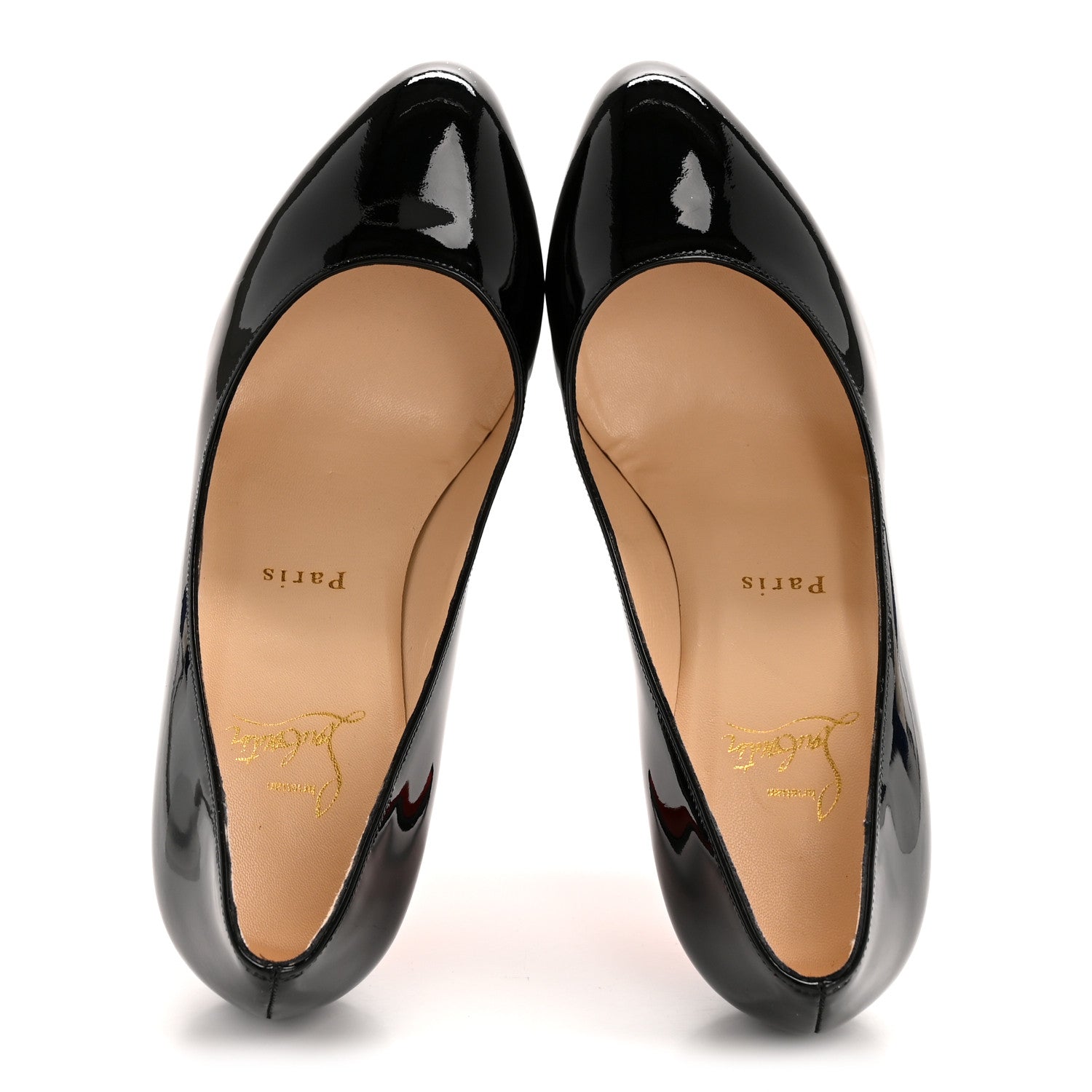 Christian Louboutin Patent Argotik 100 Pumps 38.5 Black 2 of 9