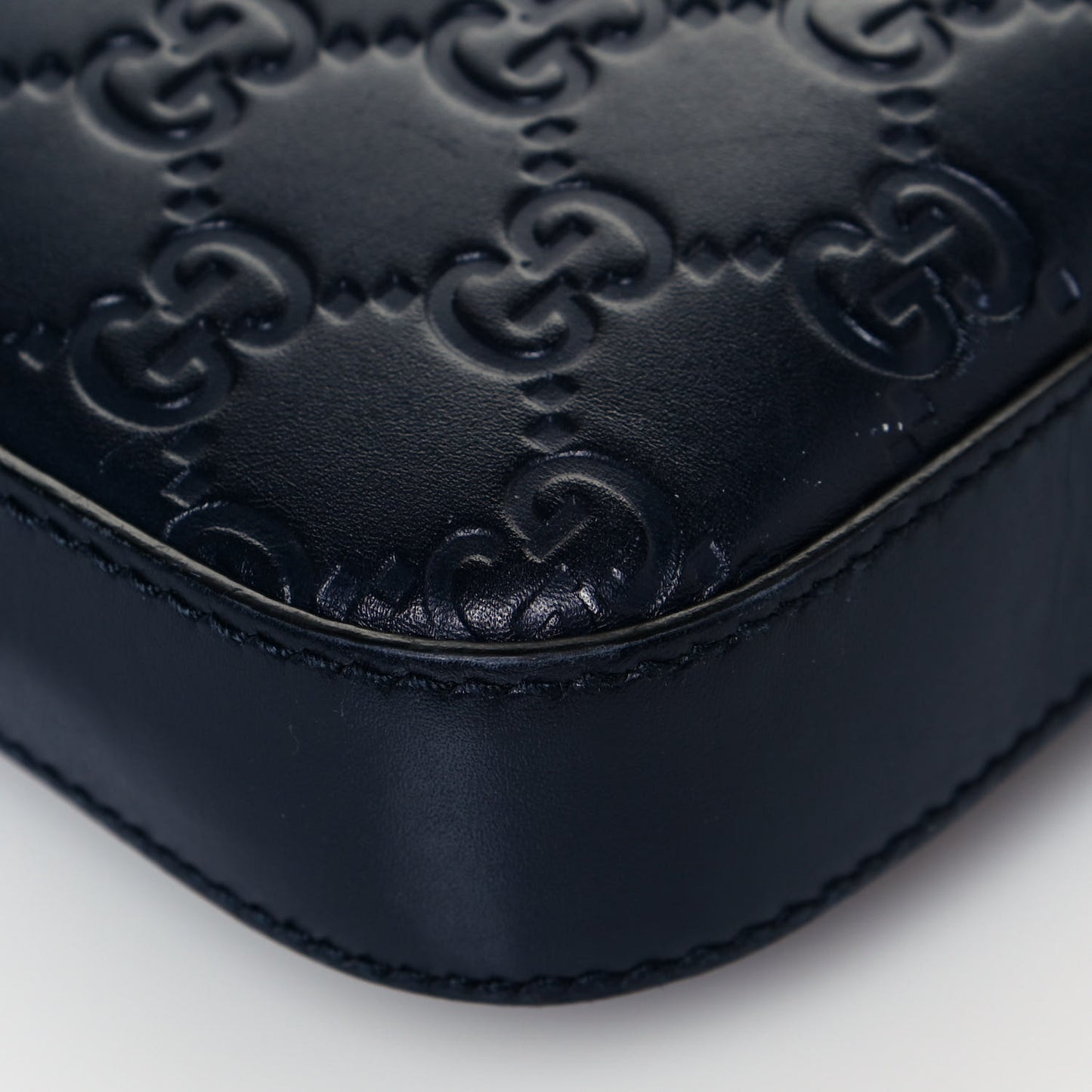 Guccissima Signature Small Messenger Bag Blue