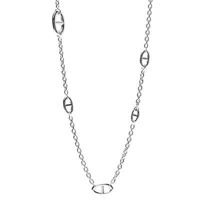 Hermes Sterling Silver Farandole Necklace 120 1 of 6