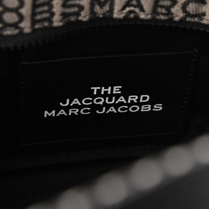 Marc Jacobs Cotton Jacquard Monogram Mini The Traveler Tote Bag Beige Multicolor 5 of 8