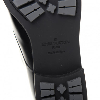 Louis Vuitton Calfskin Mens Formal Derby Shoes 10 Black 9 of 10