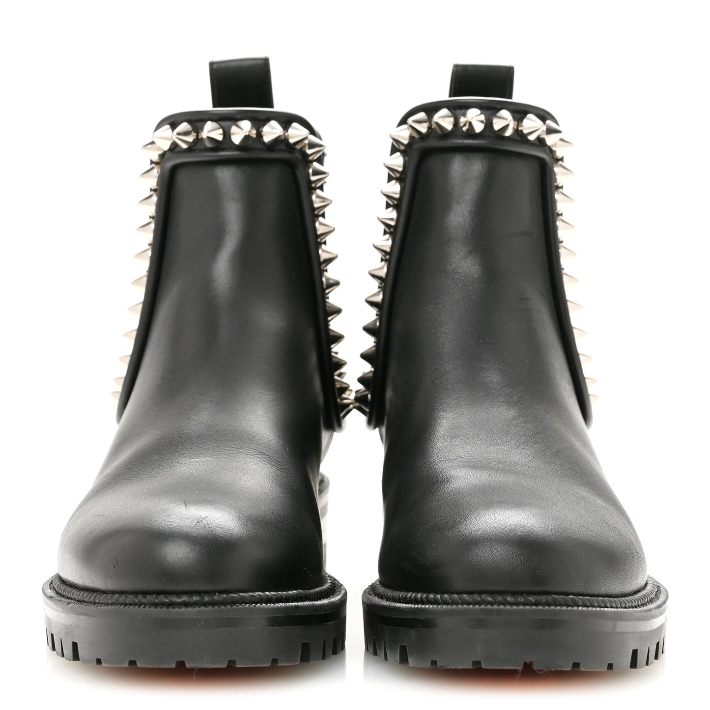 Nappa Spiked Capahutta Flat Chelsea Boots 36.5 Black