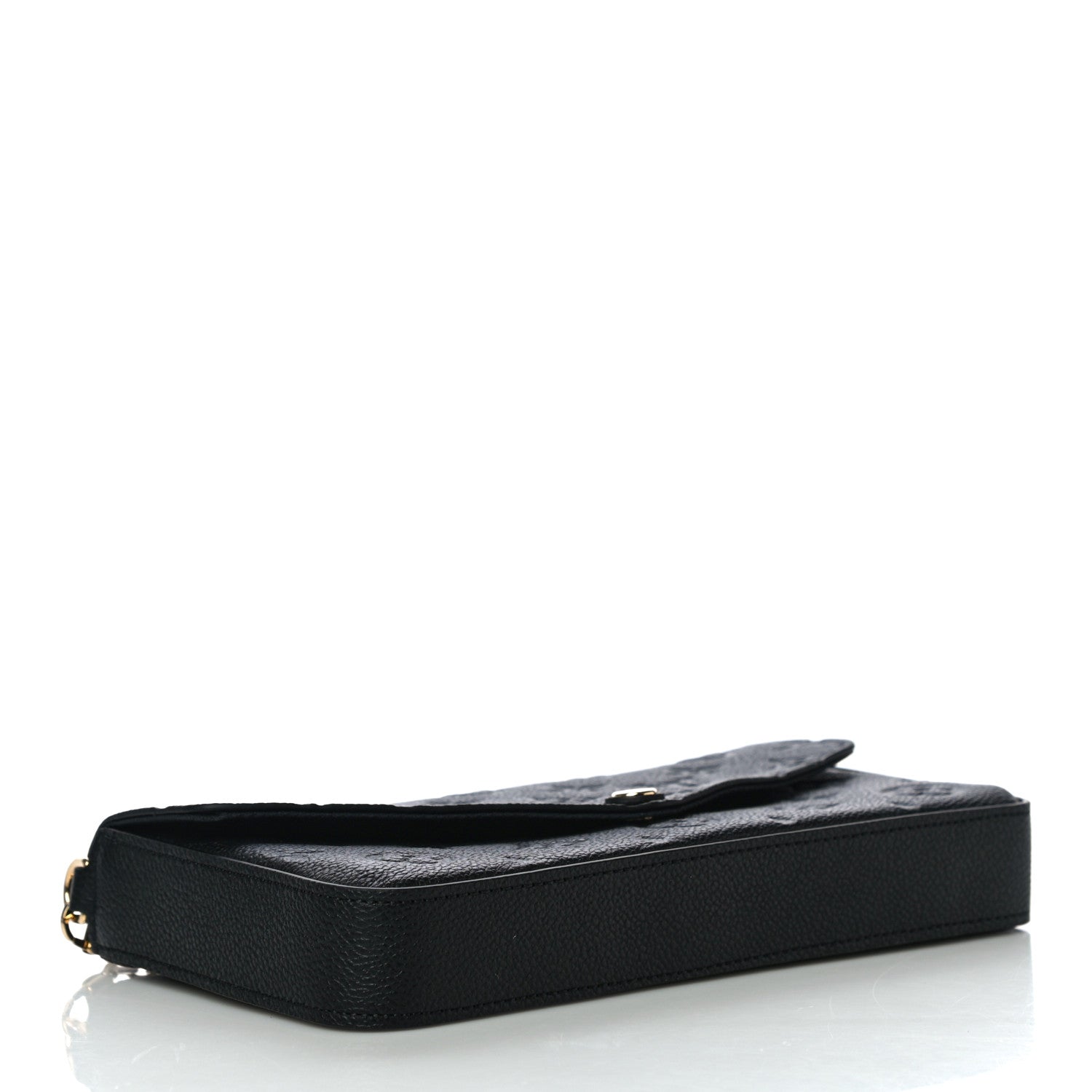 Louis Vuitton Empreinte Pochette Felicie Chain Wallet Black 5 of 10
