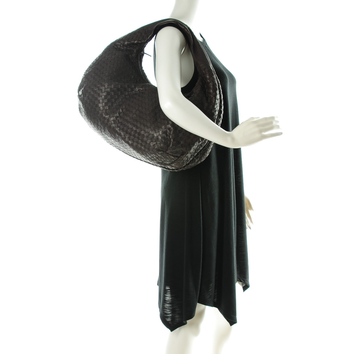 Bottega Veneta Nappa Intrecciato Large Belly Veneta Hobo Ebano 2 of 9