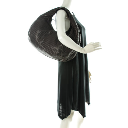 Bottega Veneta Nappa Intrecciato Large Belly Veneta Hobo Ebano 2 of 9
