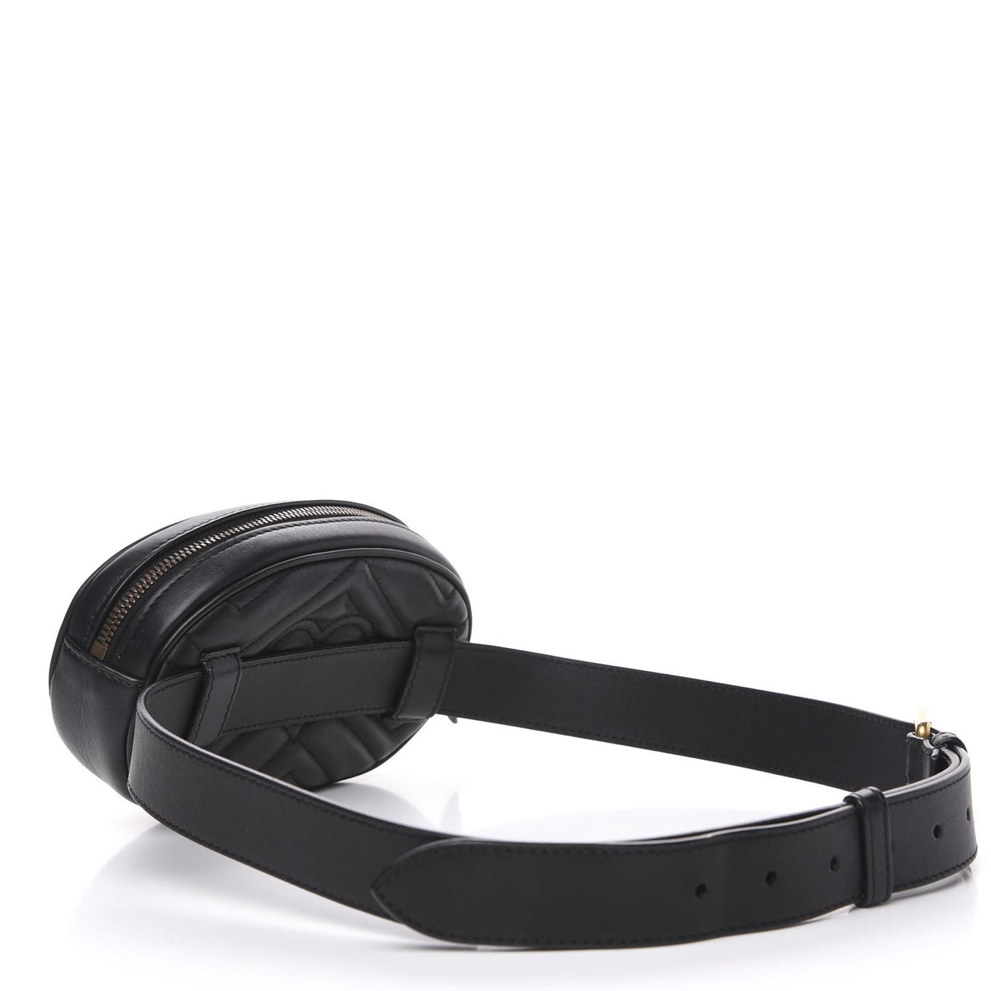 Calfskin Matelasse GG Marmont Belt Bag 105 42 Black