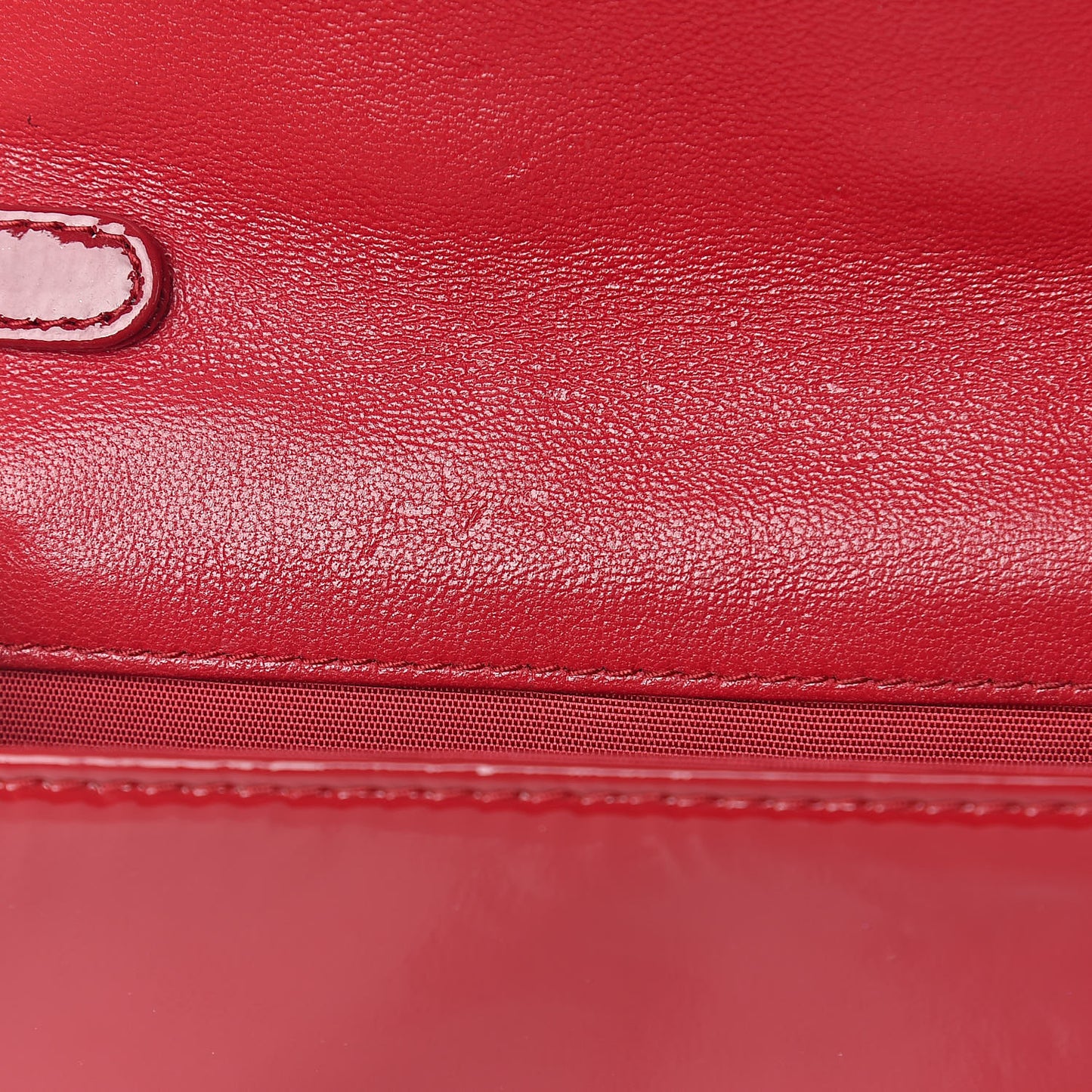 Patent Cannage Lady Dior Convertible Clutch Red