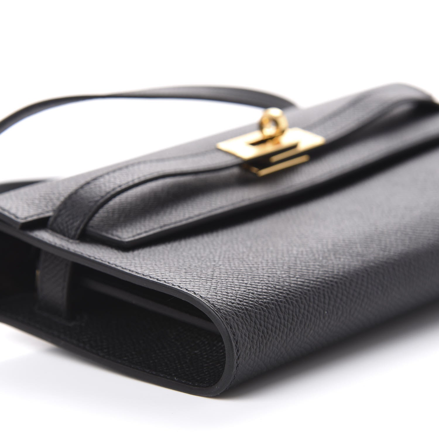 Hermes Epsom Kelly Wallet To Go Black 11 of 15