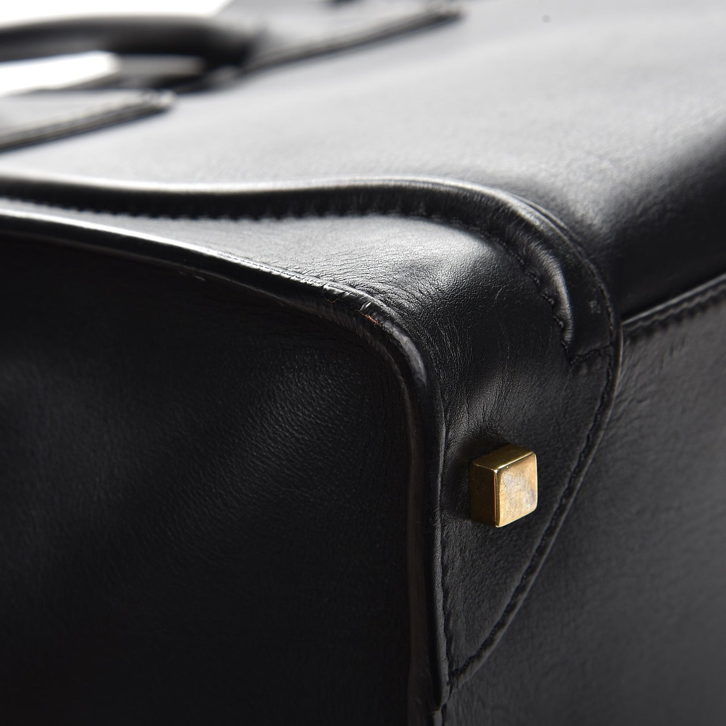 Smooth Calfskin Mini Luggage Black