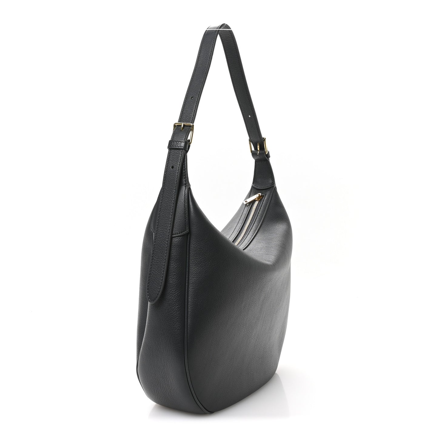 Calfskin Triomphe Heloise Shoulder Bag Slate Grey