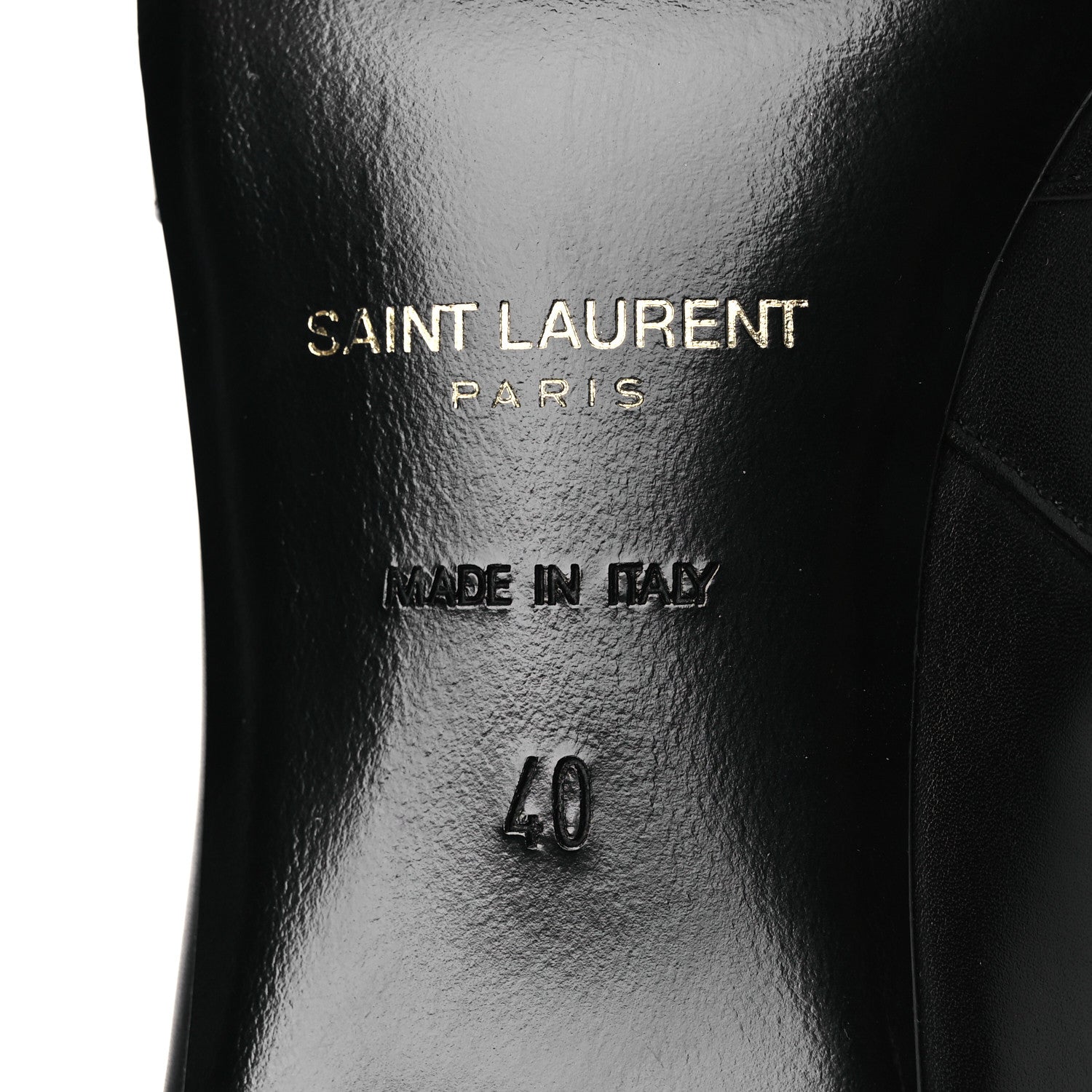 Saint Laurent Calfskin Mens XIV Zip Boots 40 Black 8 of 14