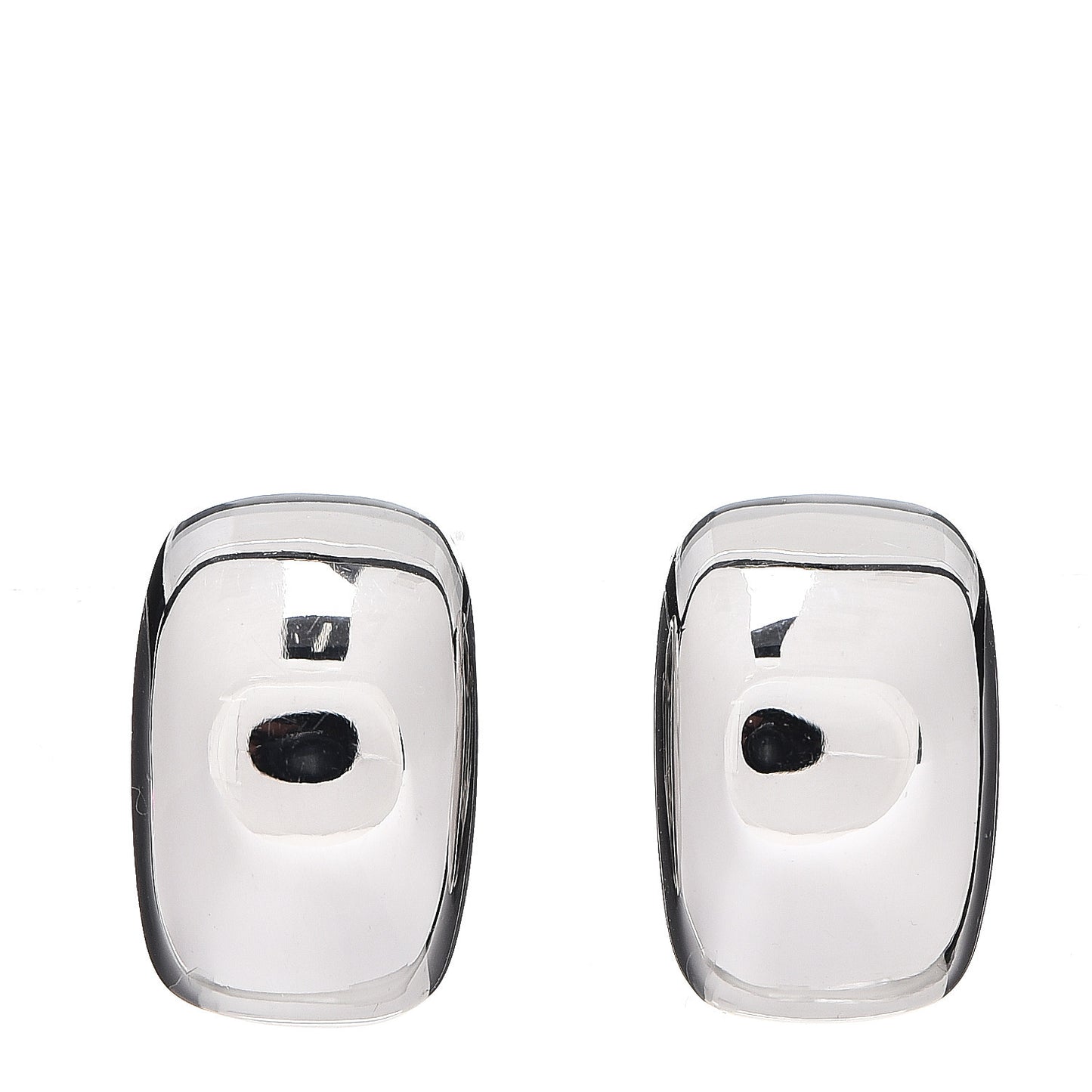 18K White Gold Nouvelle Vague Clip-On Earrings