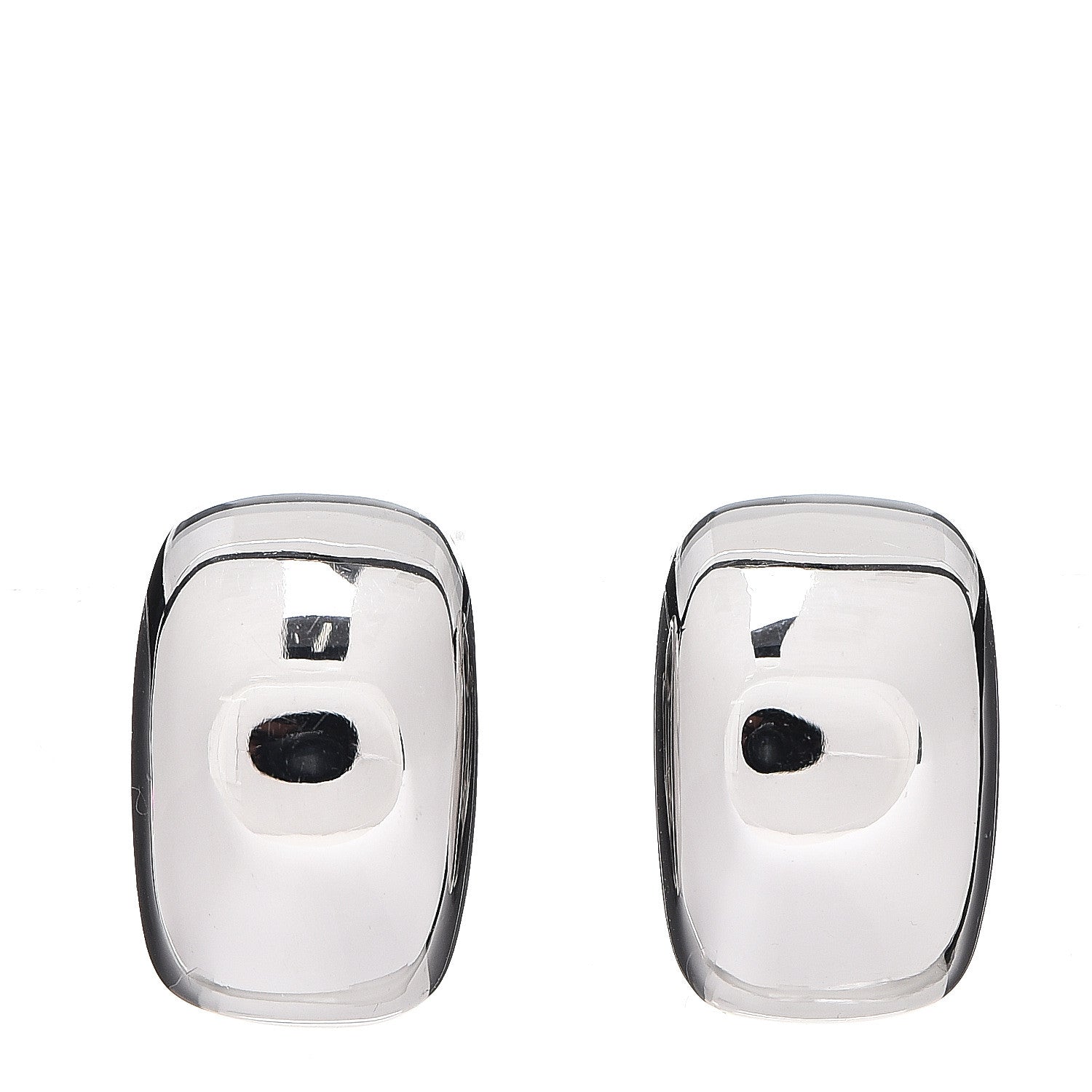 Cartier 18K White Gold Nouvelle Vague Clip-On Earrings 1 of 3